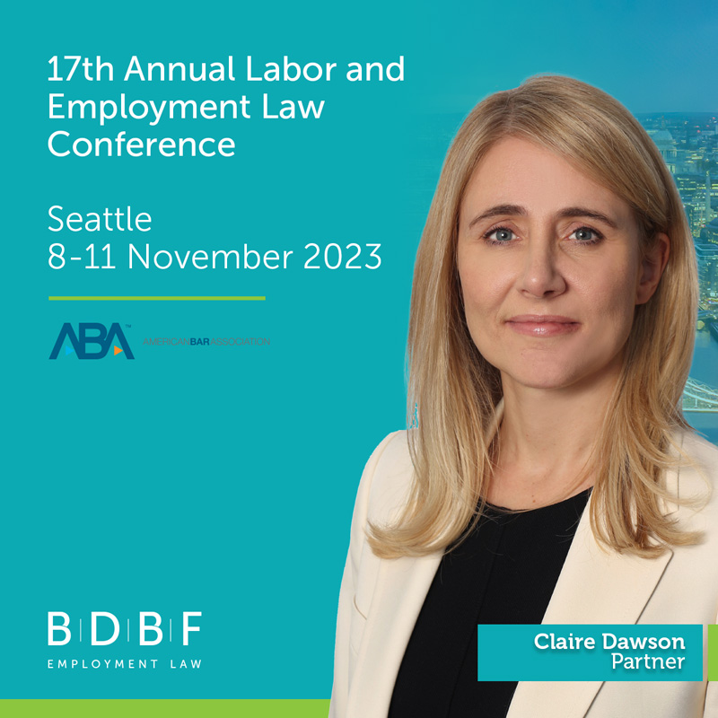 17th Annual Labor and Employment Law Conference Seattle BDBF LLP